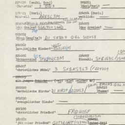 Western questionnaire, answ...