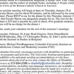 Announcements, 2015-01-29. ...