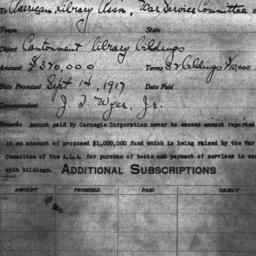 Carnegie General Donations,...