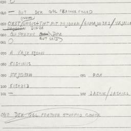 Eastern questionnaire, answ...