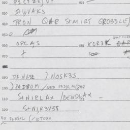 Eastern questionnaire, answ...