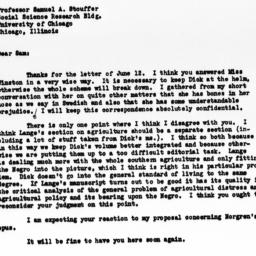 Letter from Gunnar Myrdal t...