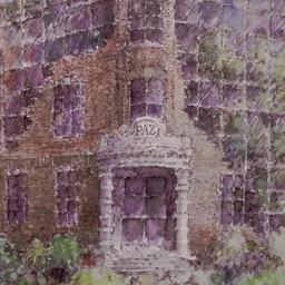 Perspective drawing, detail...