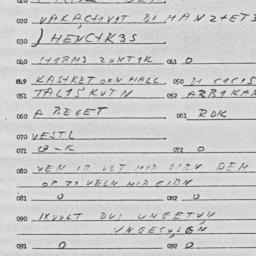 Eastern questionnaire, answ...