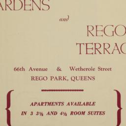 Rego Gardens - Rego Terrace...