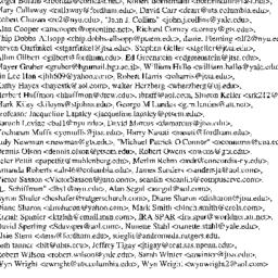 Announcements, 2003-03-12. ...
