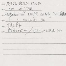 Eastern questionnaire, answ...