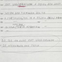Eastern questionnaire, answ...