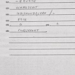 Eastern questionnaire, answ...