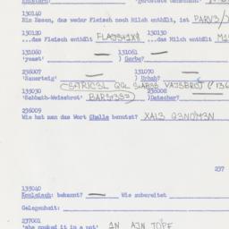 Western questionnaire, answ...