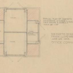 Basement cabinetwork plan