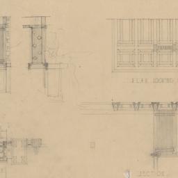 Lantern, trellis details