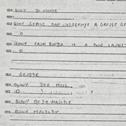 Eastern questionnaire, answ...