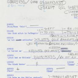 Western questionnaire, answ...