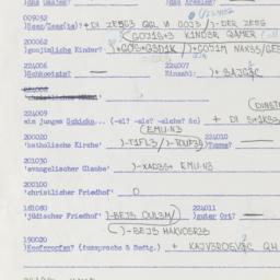 Western questionnaire, answ...