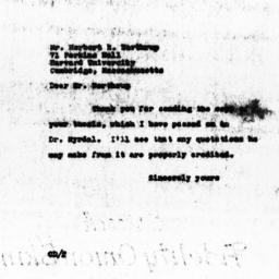 Letter from Charles Dollard...