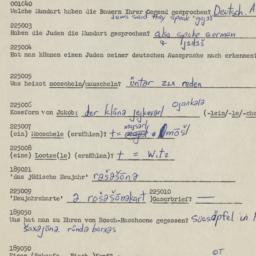 Western questionnaire, answ...