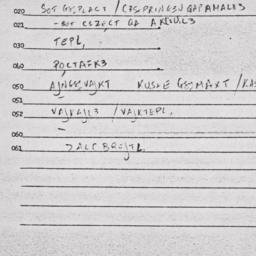 Eastern questionnaire, answ...