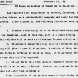 Memorandum from Charles Dol...