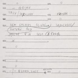 Eastern questionnaire, answ...