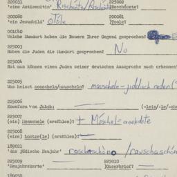 Western questionnaire, answ...