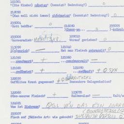 Western questionnaire, answ...