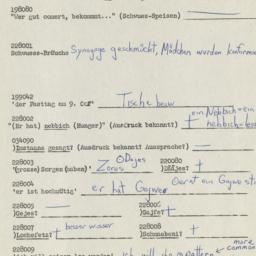 Western questionnaire, answ...