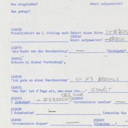 Western questionnaire, answ...