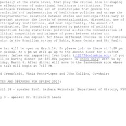 Announcements, 2013-03-14. ...