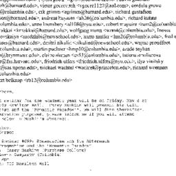 Announcements, 2005-05-06. ...