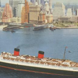 Cunard R.M.S. Queen Elizabe...