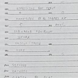 Eastern questionnaire, answ...