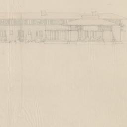 Garden, south elevations
