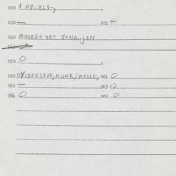 Eastern questionnaire, answ...