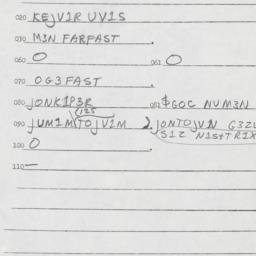 Eastern questionnaire, answ...