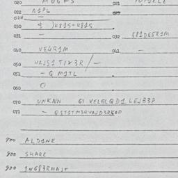 Eastern questionnaire, answ...