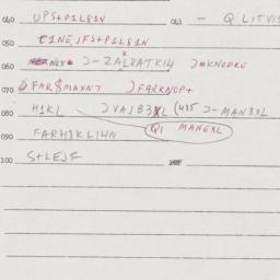 Eastern questionnaire, answ...