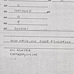 Eastern questionnaire, answ...