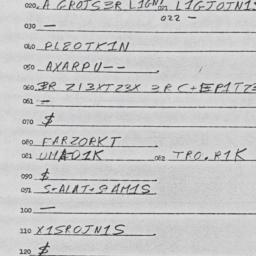Eastern questionnaire, answ...