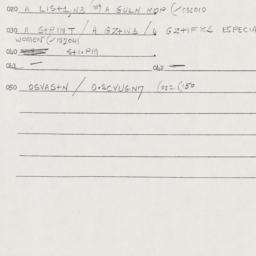 Eastern questionnaire, answ...