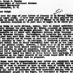 Letter from Guy B. Johnson ...