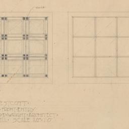 Front entrance glass design...