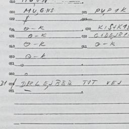Eastern questionnaire, answ...