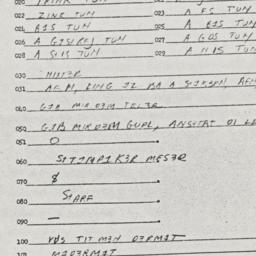 Eastern questionnaire, answ...