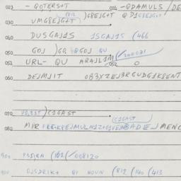 Eastern questionnaire, answ...