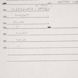 Eastern questionnaire, answ...