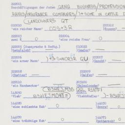 Western questionnaire, answ...
