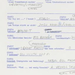 Western questionnaire, answ...
