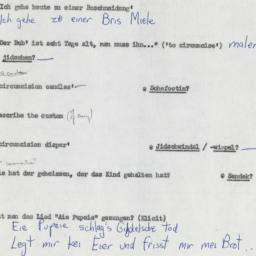 Western questionnaire, answ...