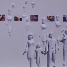 Model, wall display.